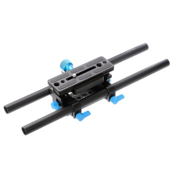 Fotga DP3000 M4 15mm Rod Rail Rig Quick Release Baseplate for DSLR Camera Follow Focus Matte Box
